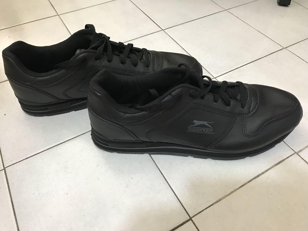 black slazenger shoes