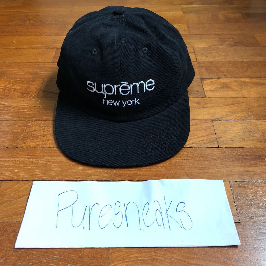 supreme classic logo hat