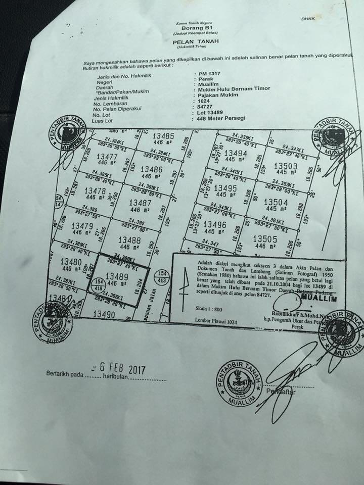 Tanah Lot Geran Individu Kg Kelawar Dekat Upsi Tg Malim Property For Sale On Carousell