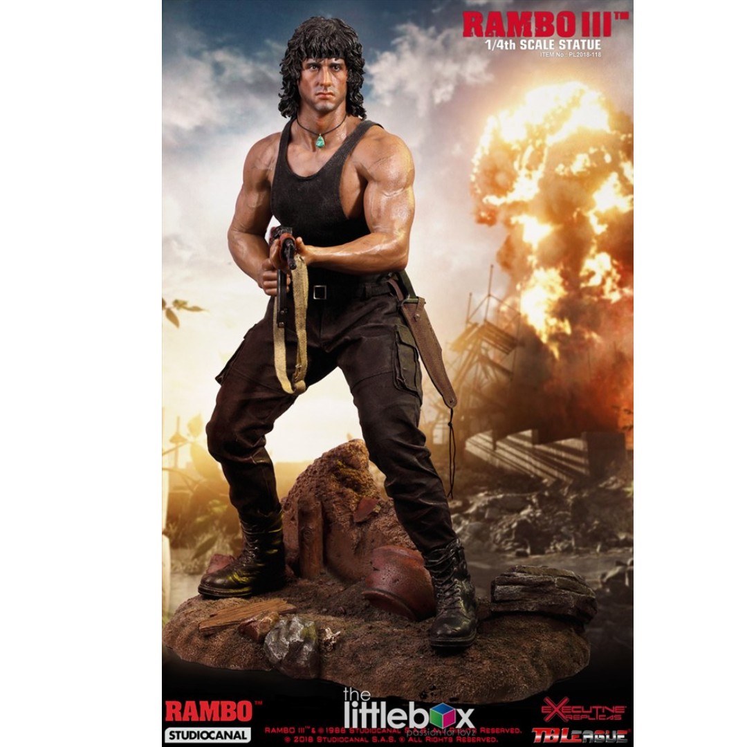 TBLeague Phicen PL2018-118 - Rambo III 1/4 Scale Premium Statue ...