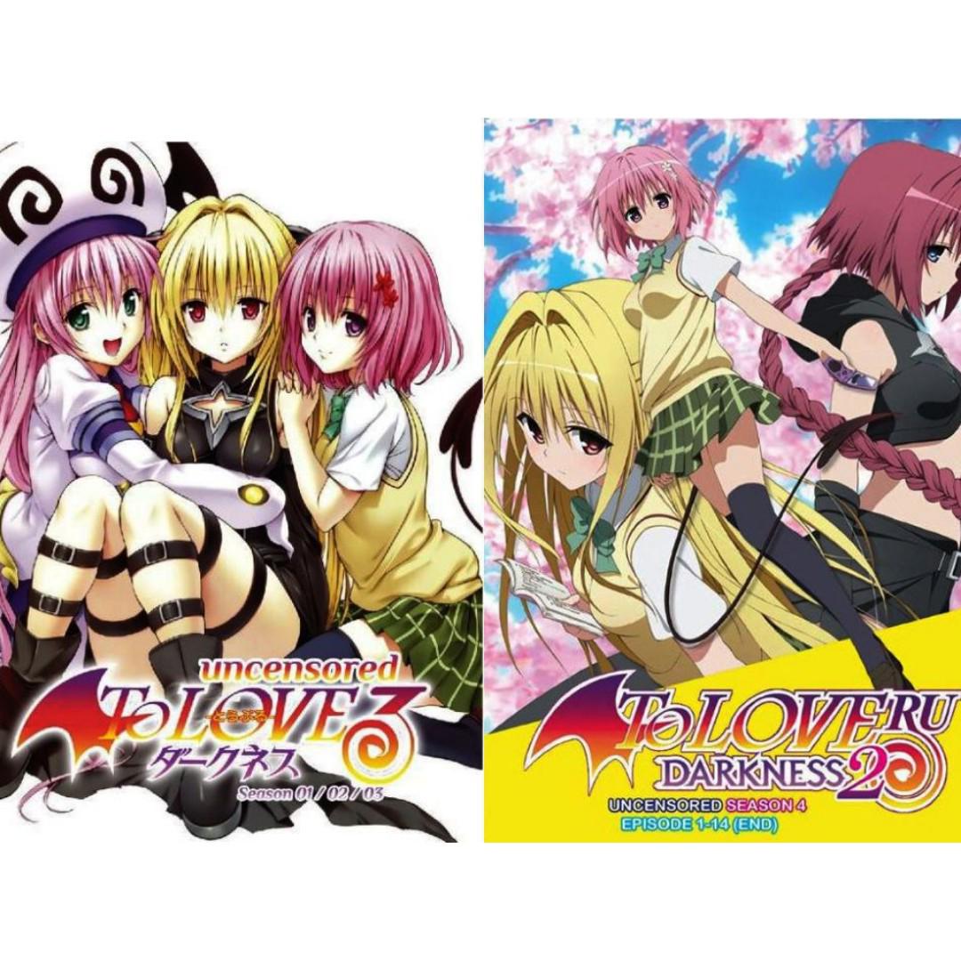 To Love Ru Season 1,2,3,4 Anime DVD, Hobbies & Toys, Music & Media, CDs &  DVDs on Carousell