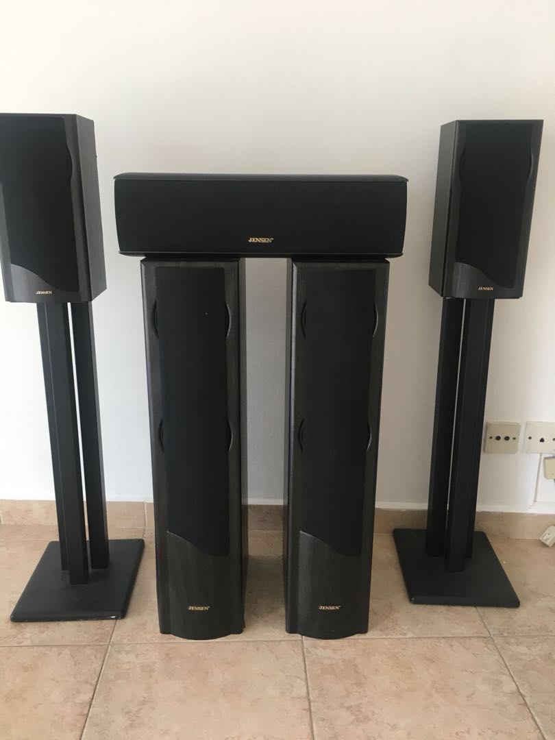 Used Jensen Surround Sound Speakers
