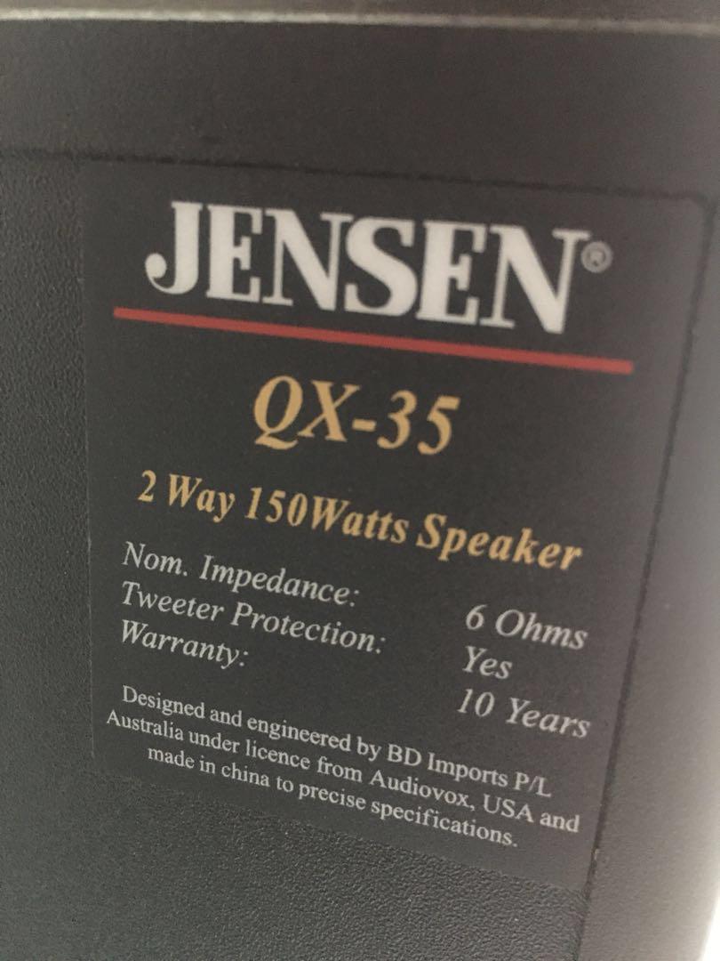 Used Jensen Surround Sound Speakers, Audio, Soundbars, Speakers
