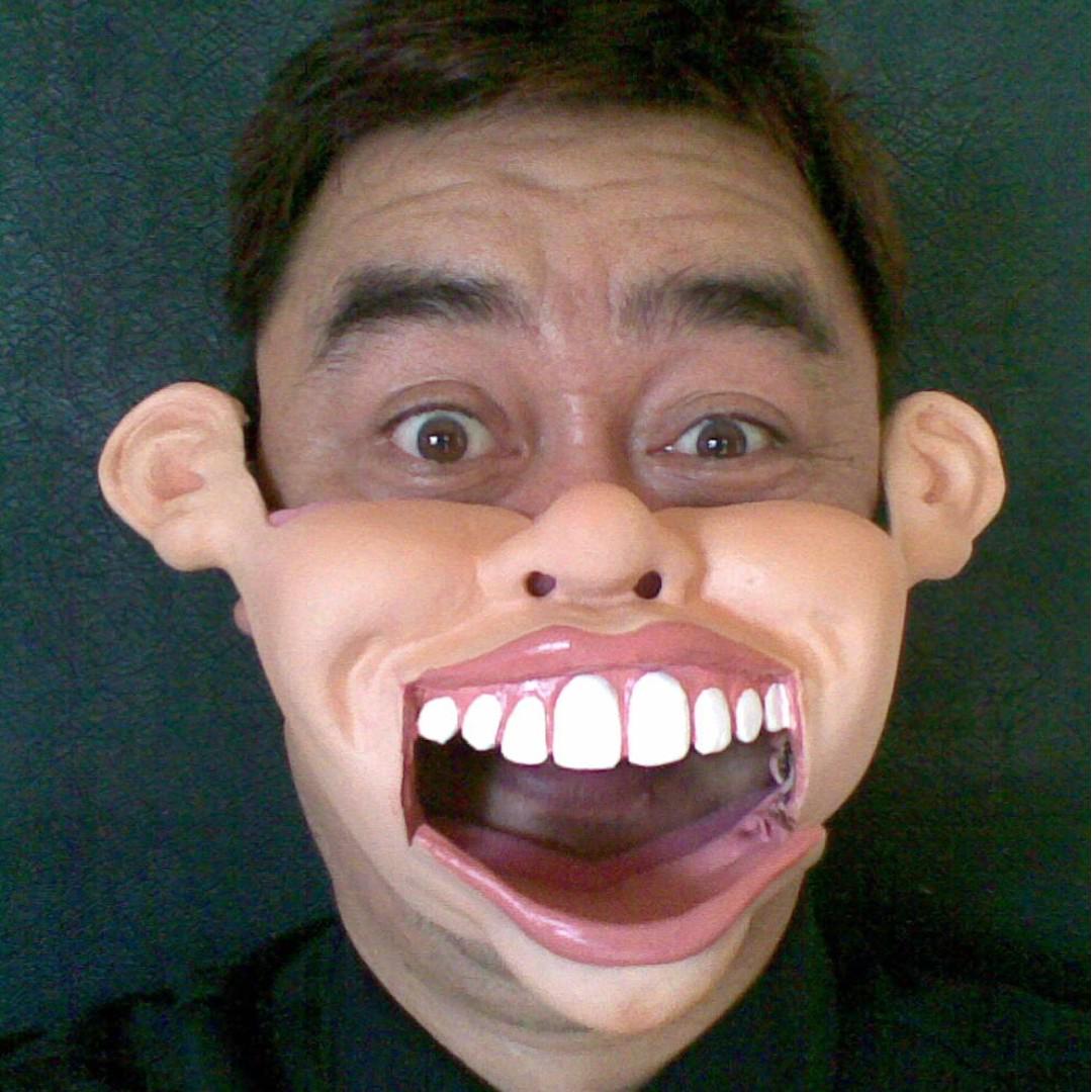 VENTRILOQUIST BIG MOUTH CABLE MASK, Health & Nutrition, Face Masks