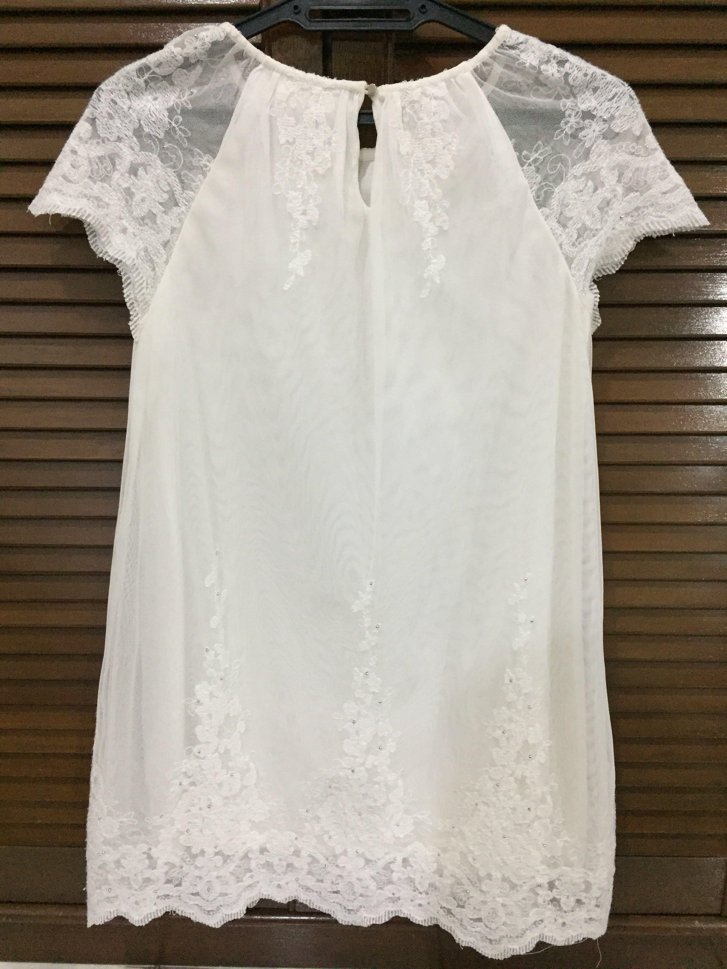 zara embroidered tulle dress