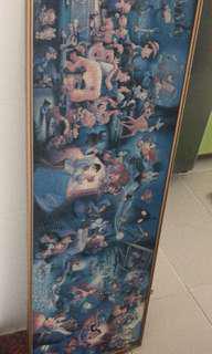 Disney puzzle with frame