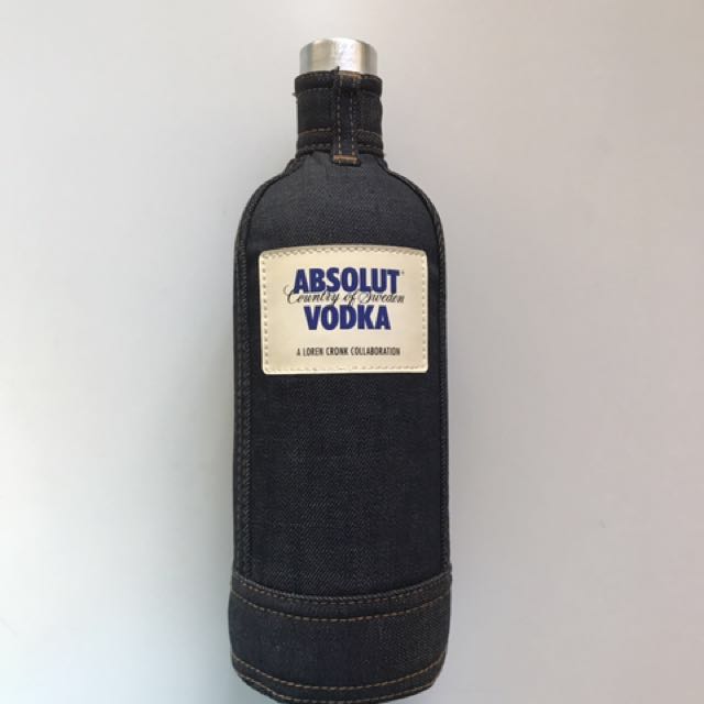Absolut Vodka Loren Cronk Denim 1 Litre Everything Else On Carousell