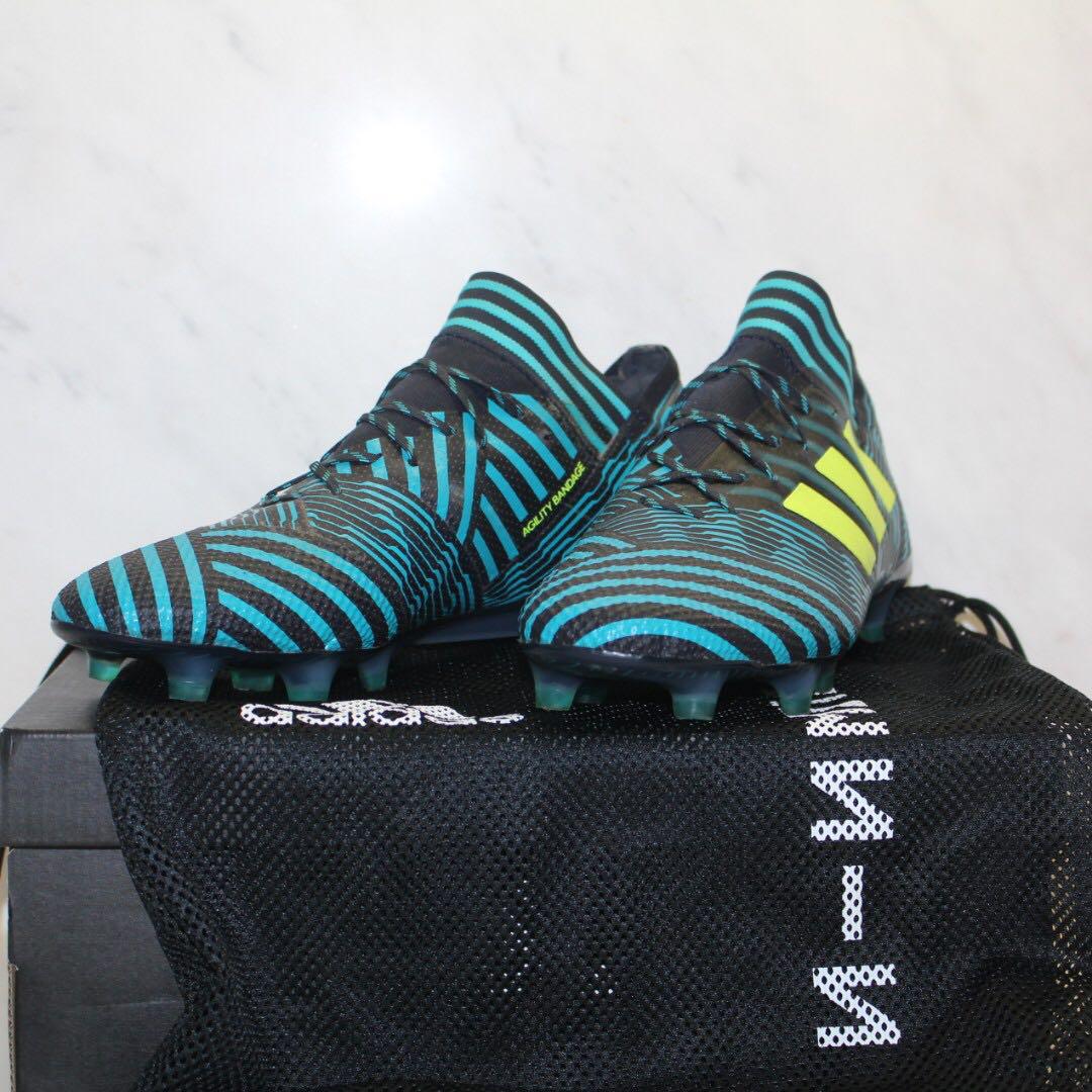 Adidas Nemeziz 17.1 FG (Ocean Storm Pack) , Sports, Sports Apparel on  Carousell