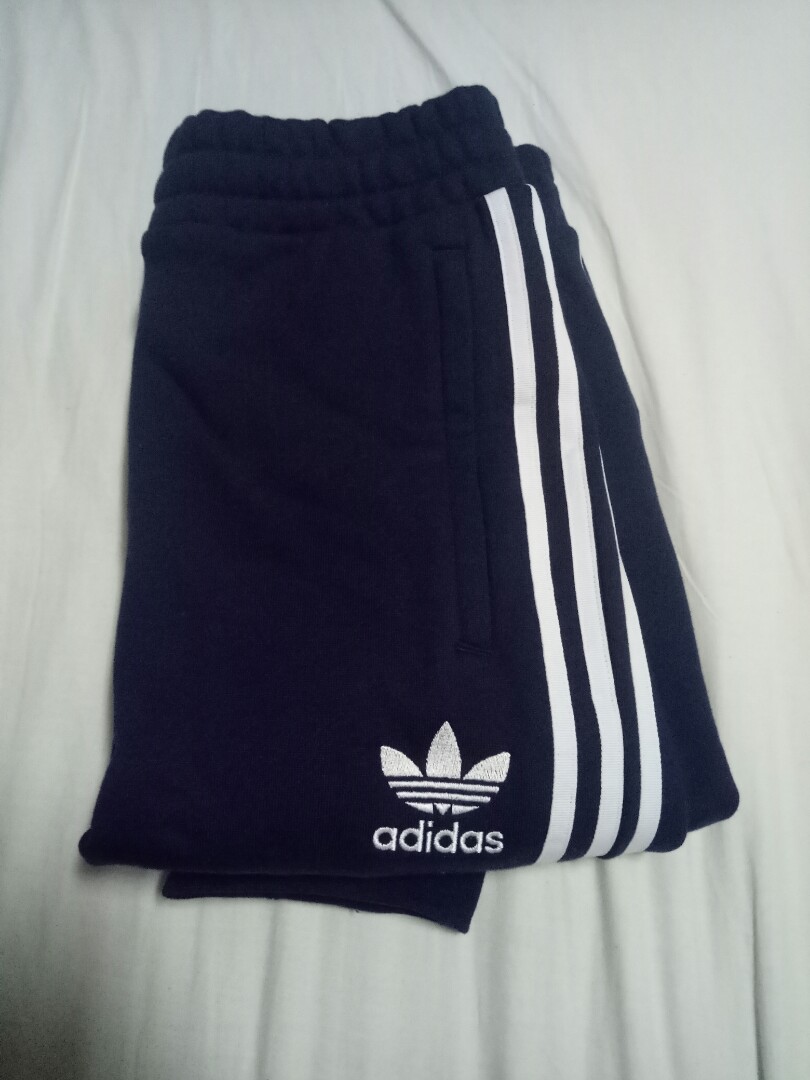 navy blue adidas sweatpants