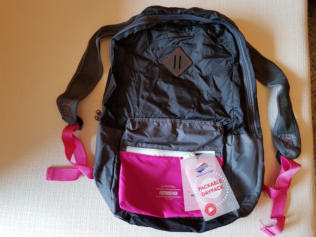 american tourister packable backpack