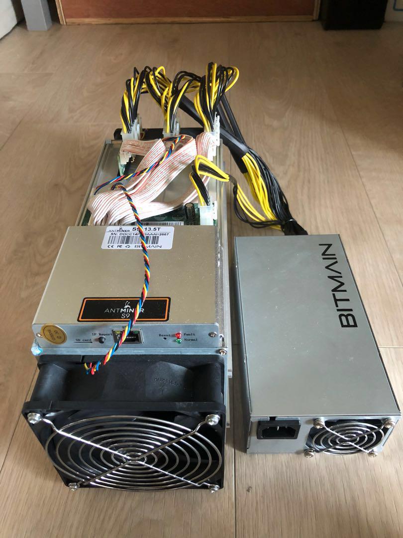 Antminer S9 13.5T upgraded to 14T BitCoin miner Computers