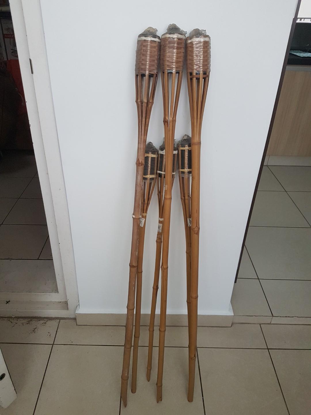 Bamboo Tiki Torches Everything Else On Carousell