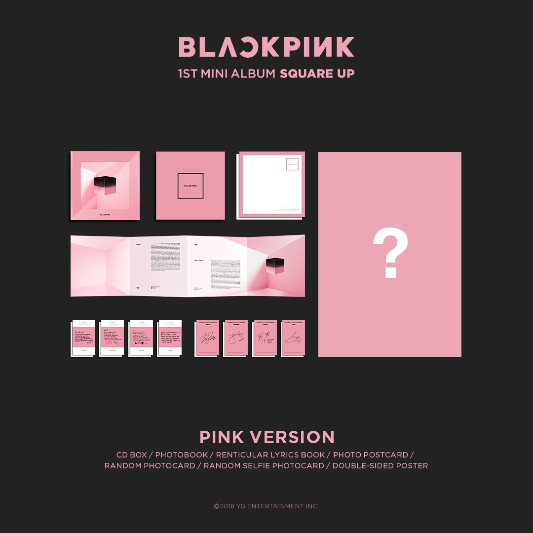  Best PriceGroup Order Last Call Blackpink  Square  Up  1st 