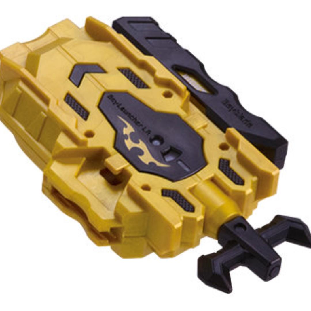 Gold Beyblade Launcher _ GOLD B-00 BeyLauncher LR Beyblade BURST String ...