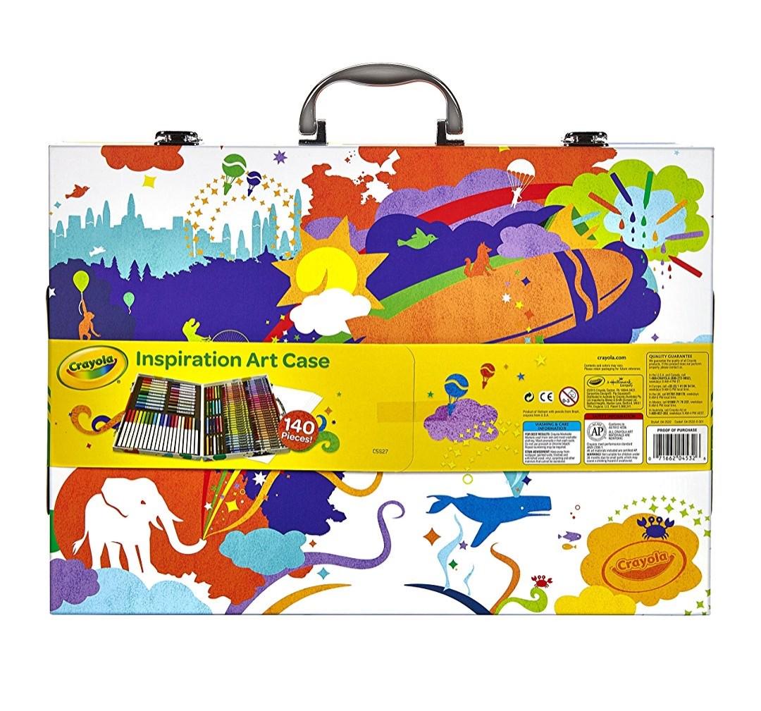 Crayola Inspiration Art Case Coloring Set, Easter Gift for Kids, 140 Art  Supplies