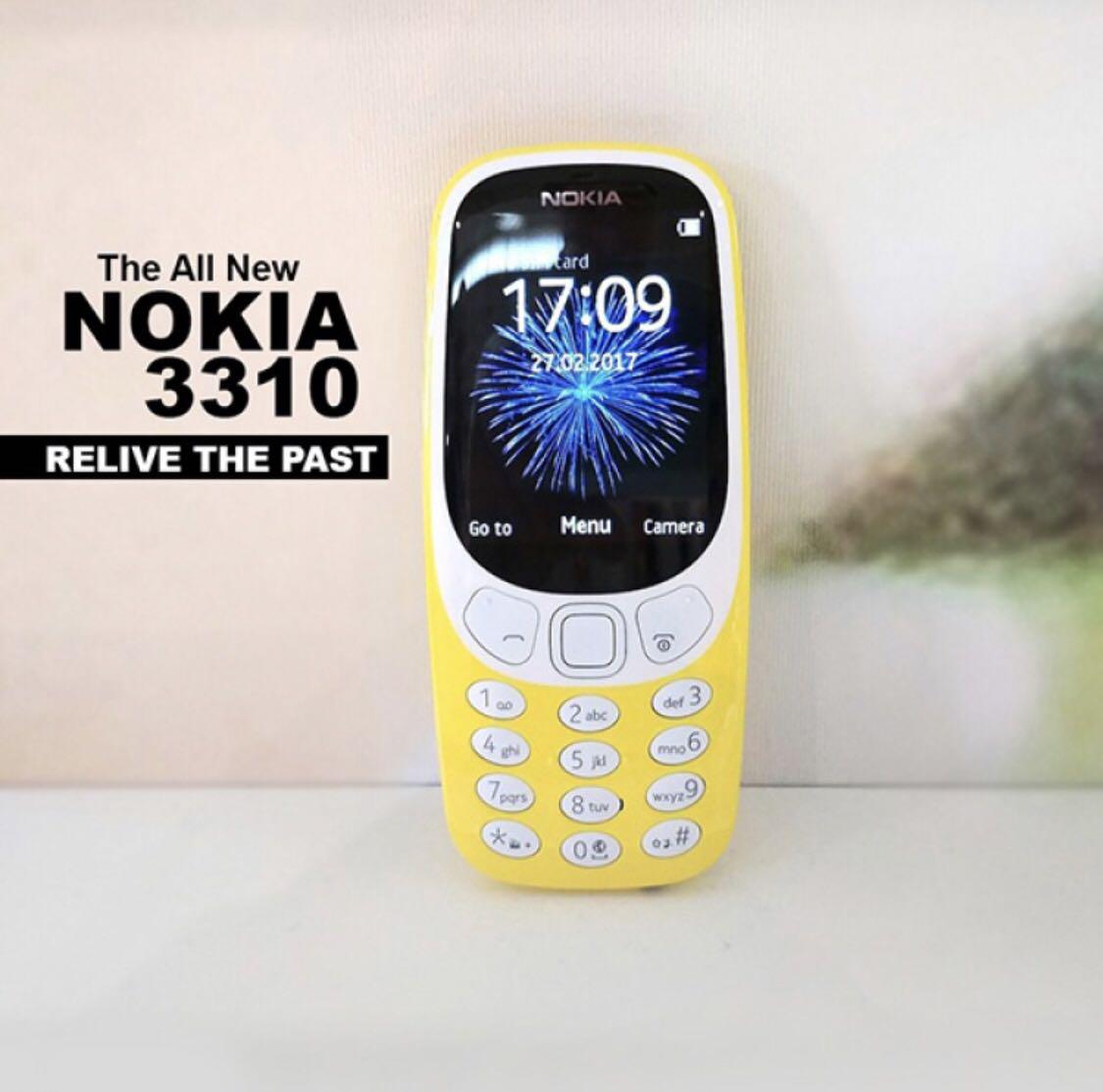 Bnib Nokia 3310 3g Yellow Mobile Phones Tablets Others On Carousell