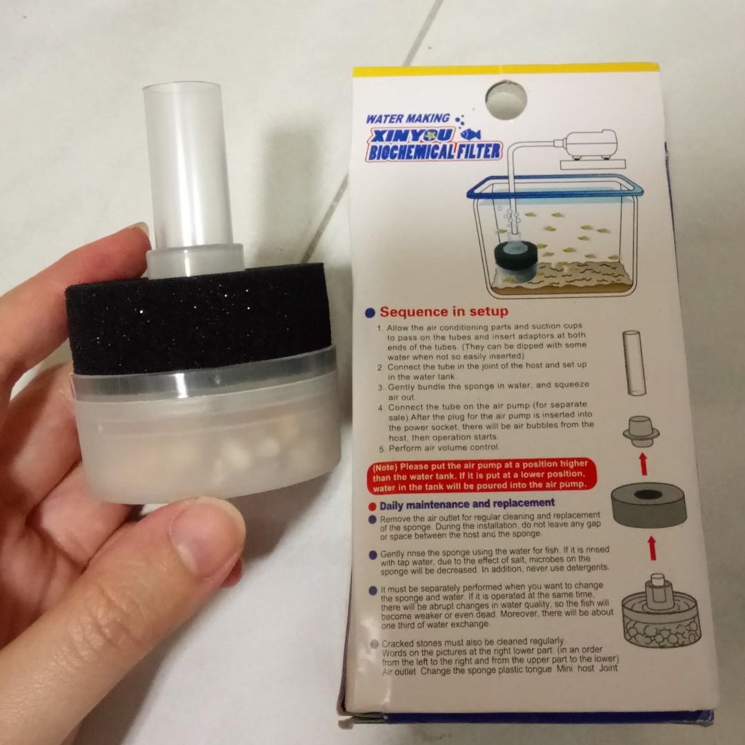 small sponge filter