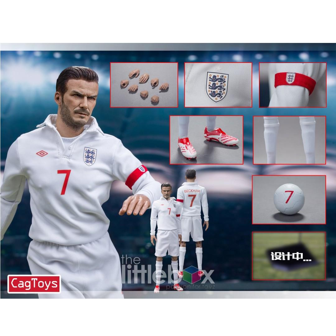 1/6 Scale David Beckham FIFA World Cup Soccer Player Figure Premium Set U.S.A. 