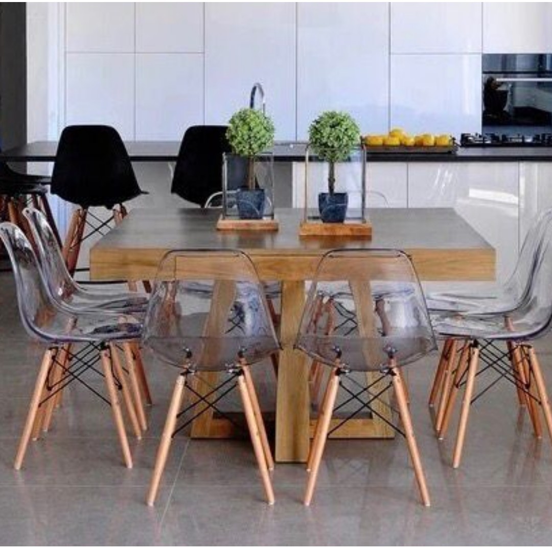 CC008 GSS Eames Chair Clear transparent colorful CC