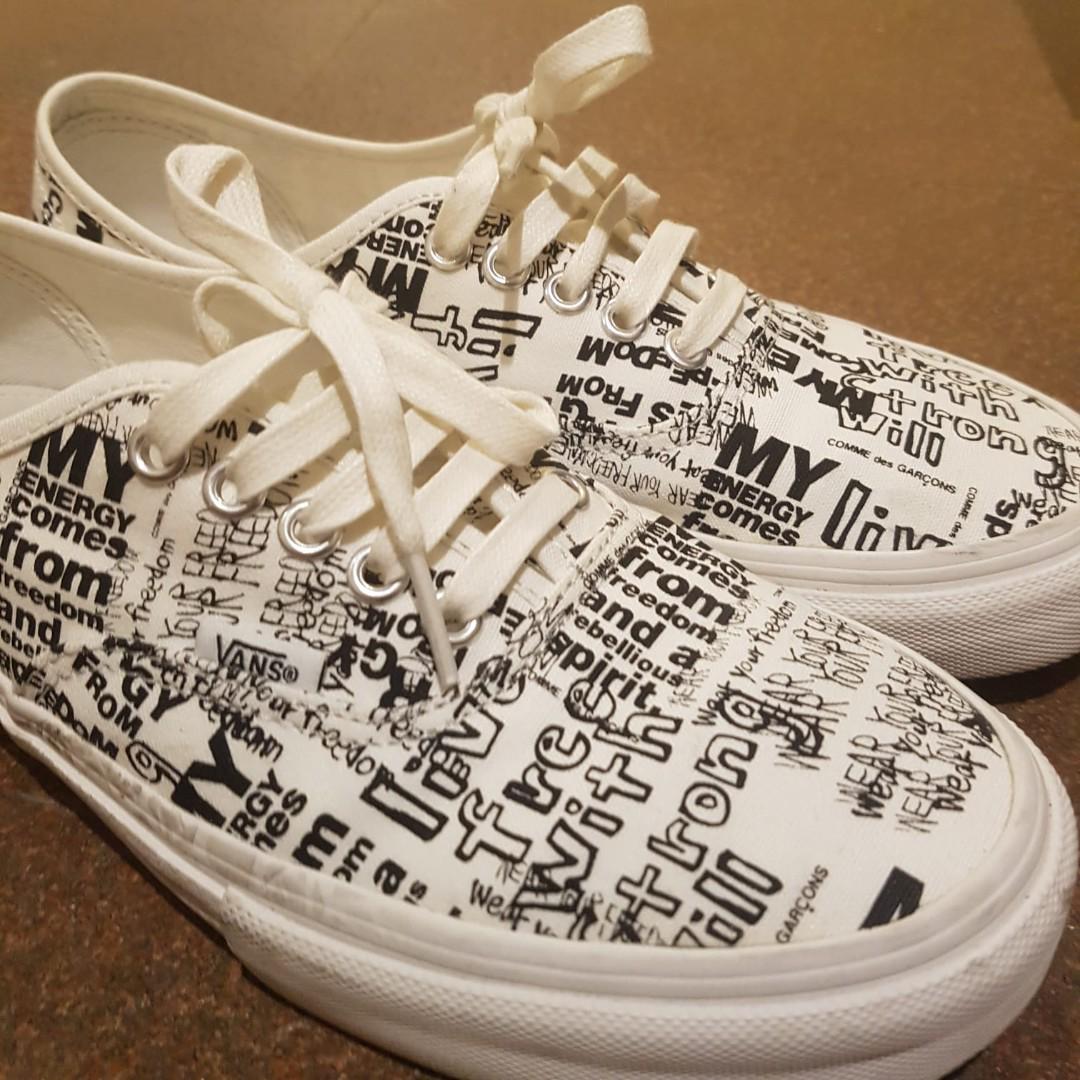 Cdg x vans vault top