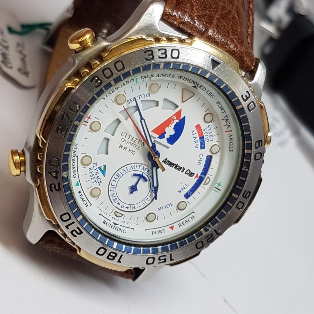 Citizen america's cup deals watch for sale