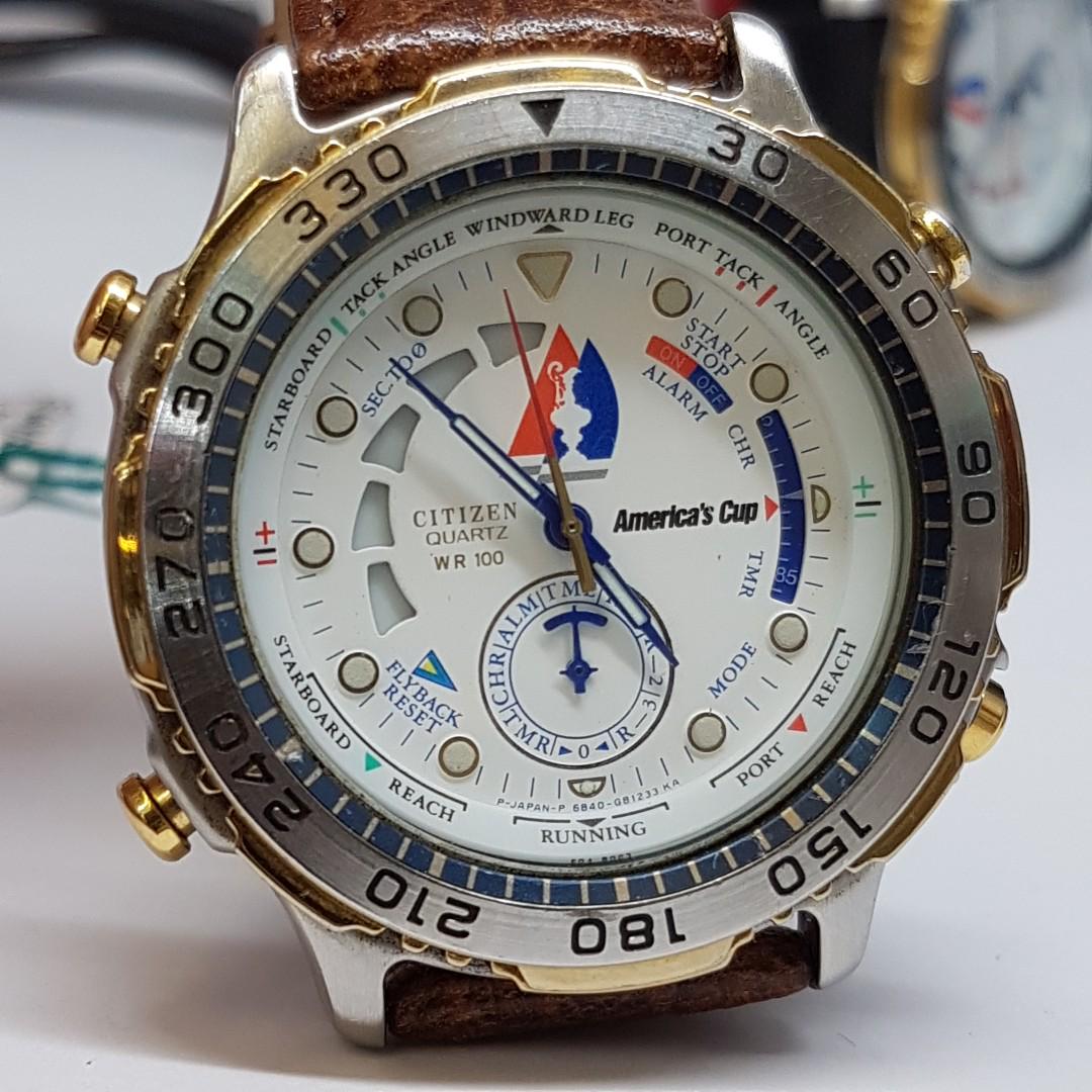 Citizen america's cup sales watch for sale