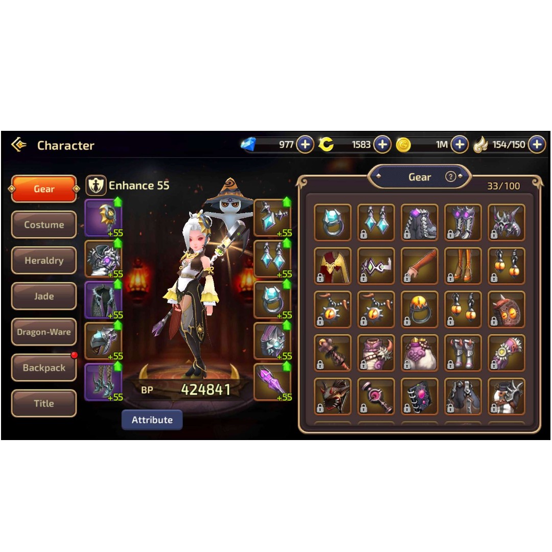 Dragon Nest M (Server : M3) Level 50 Max EXP 420k+ BP Mage ...