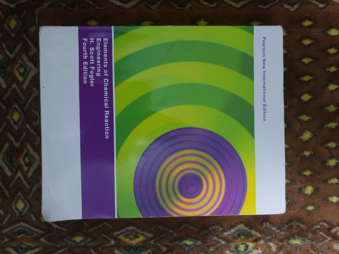 Elements Of Chemical Reaction Engineering 4th Edition Scott