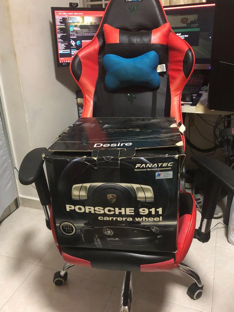 Fanatec Porsche 911 Carrera Wheel (Complete Set) PC, Video Gaming ...