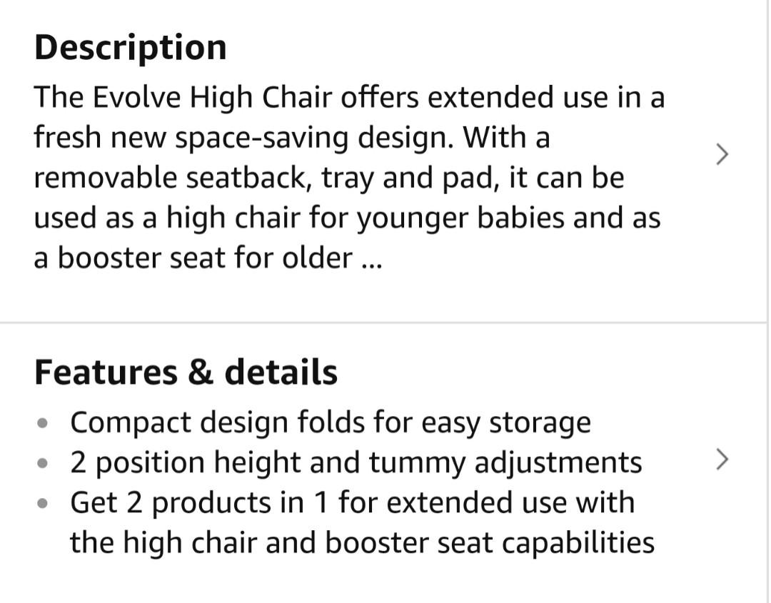 FisherPrice Grow with Me High Chair, Babies & Kids, Nursing & Feeding