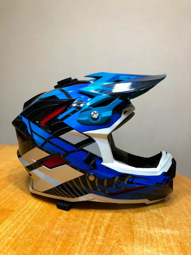 Fly racing Full face helmet for downhill Sports Equipment Bicycles Parts Bicycles on Carousell