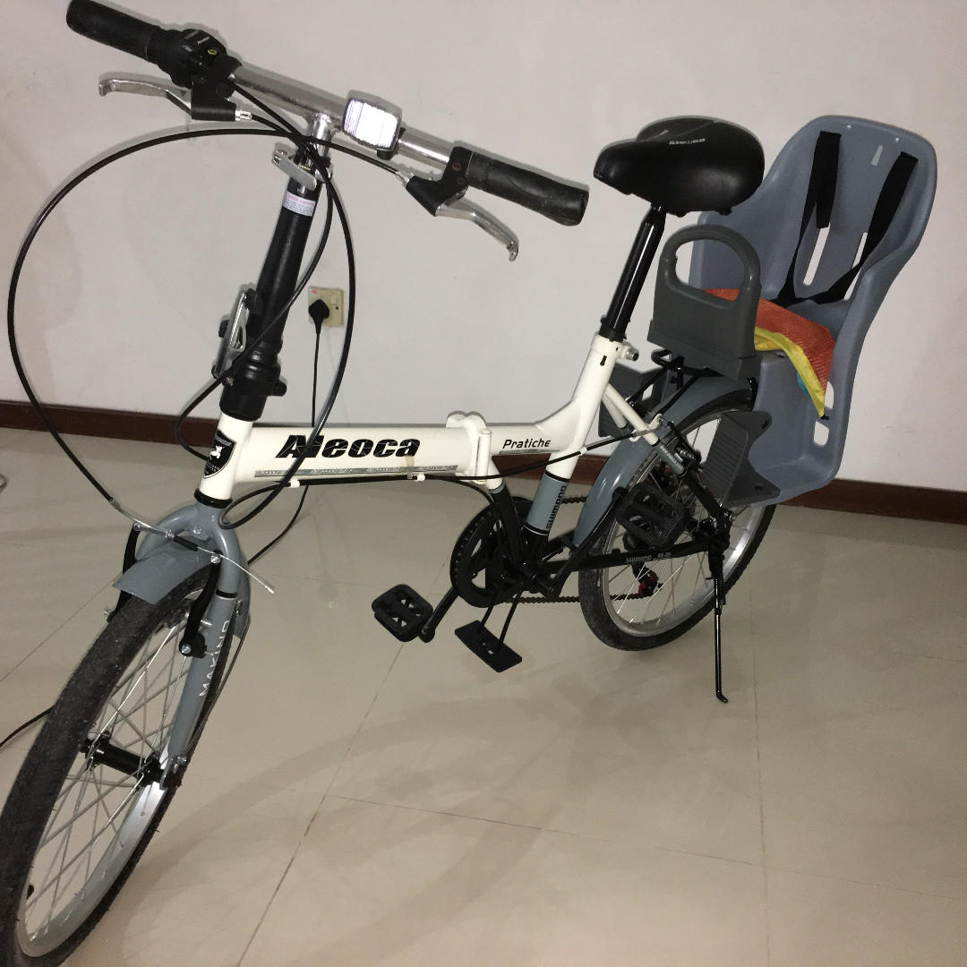 child seat for folding bike