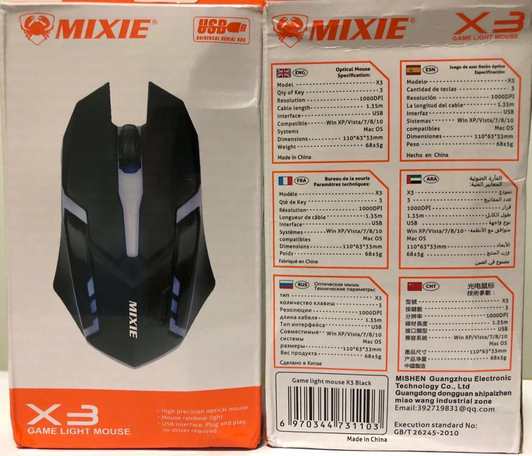 Gaming mouse x3 CSGO DOTA LOL, Computers & Tech, Parts & Accessories ...