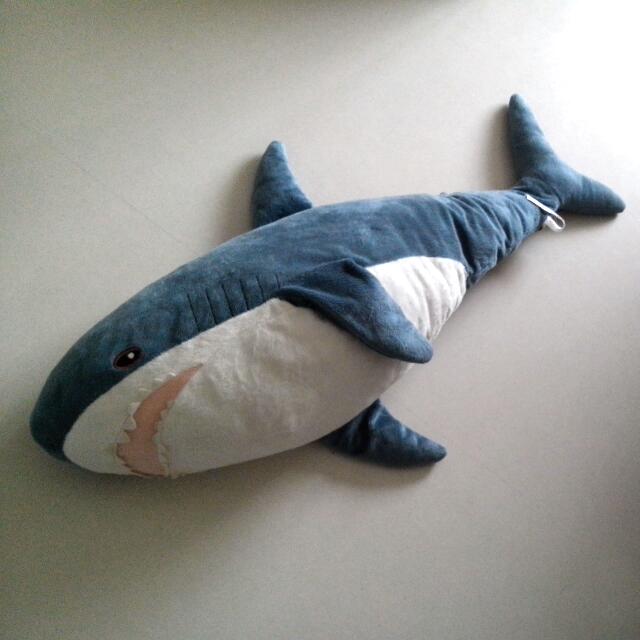 stuffed shark from ikea