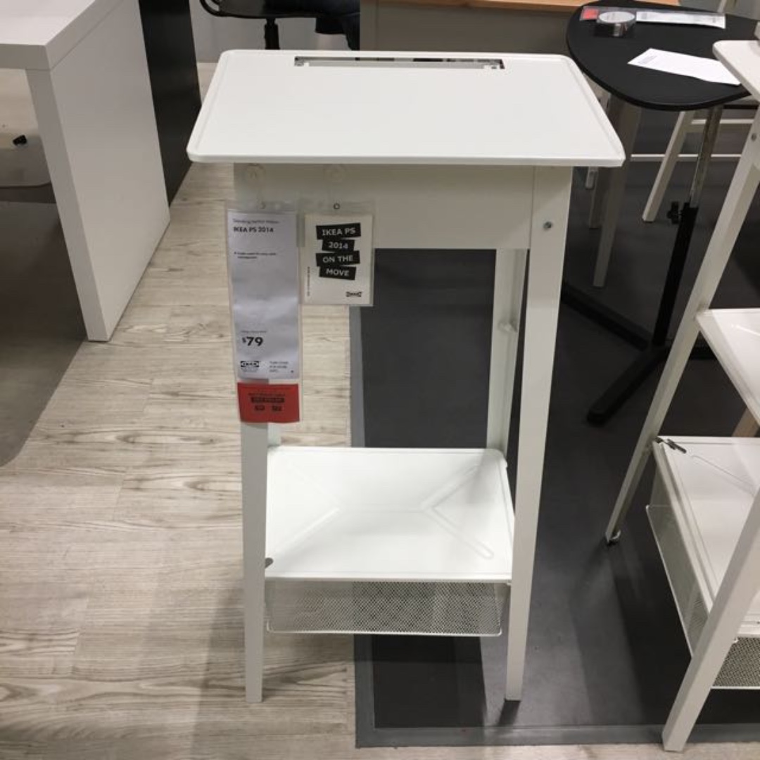 Ikea Standing Laptop Desk Station Furniture Tables Chairs On