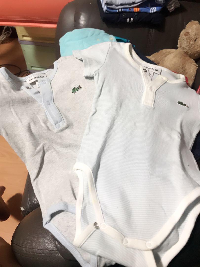 Lacoste baby onesie deals
