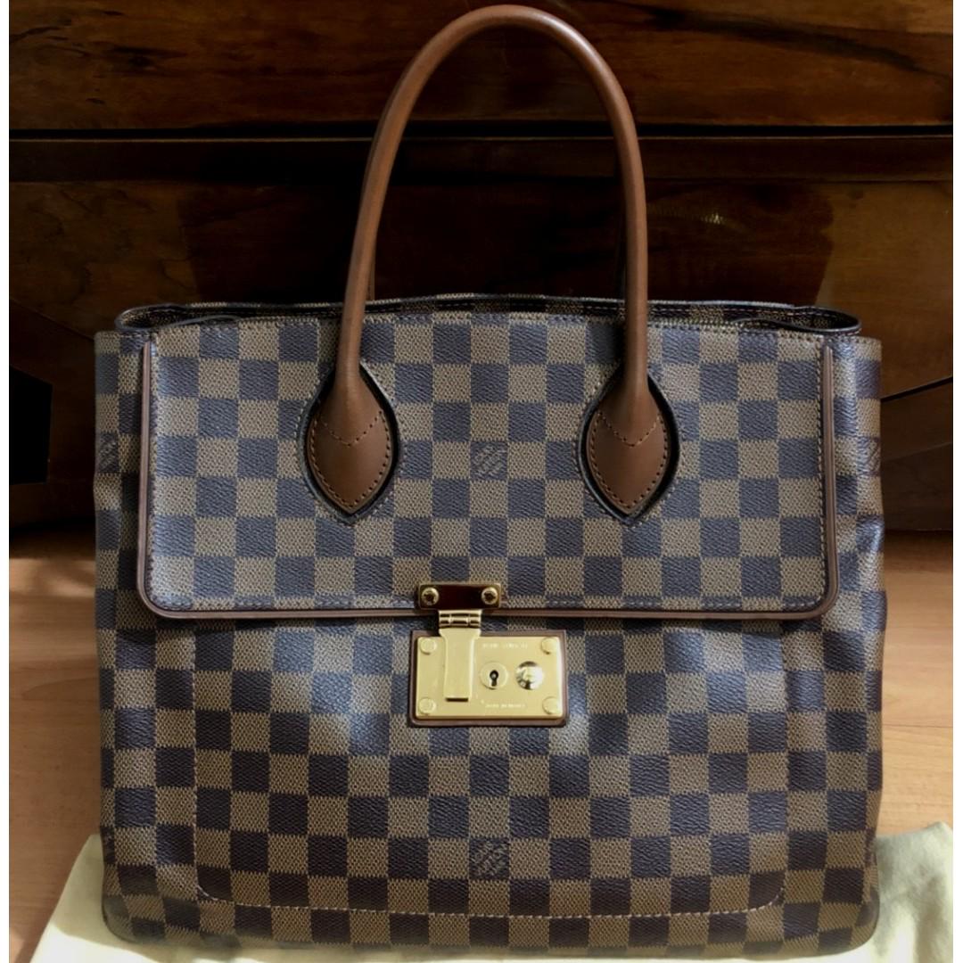 Louis Vuitton Damier Ebene Canvas Ascot Bag – Bagaholic