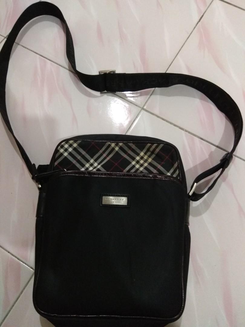 Burberry black shop sling bag