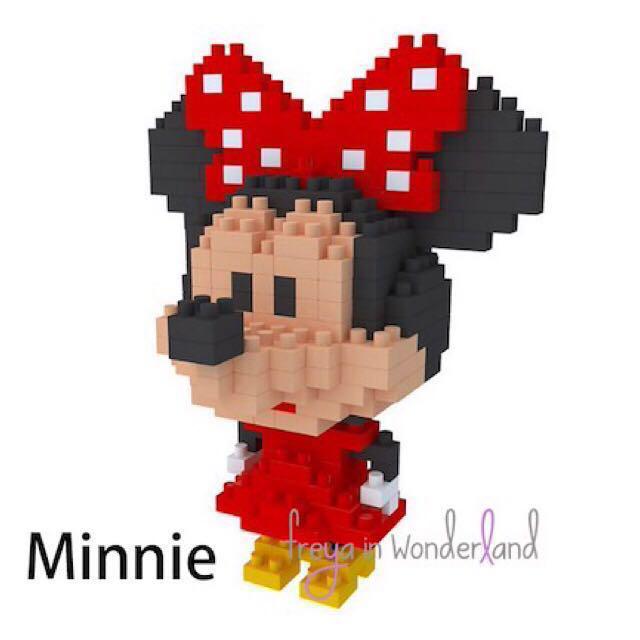 Disney Mickey Minnie Donald Goofy Daisy Mini Building Block iBlock Fun Toy a 