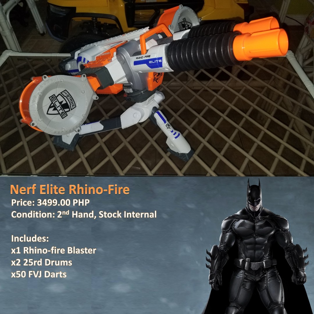 nerf rhino fire issues