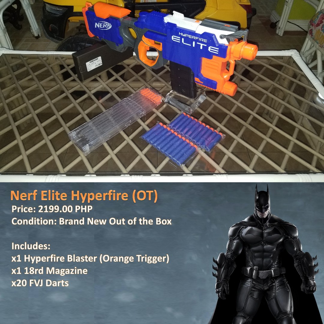 nerf elite hyperfire blaster