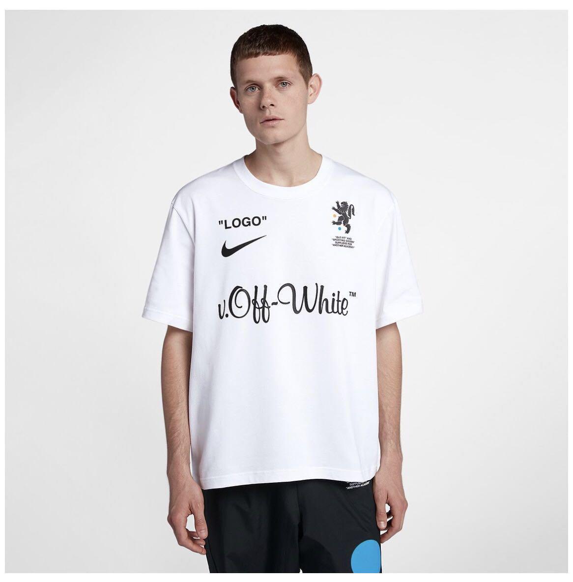 Off white football top sale