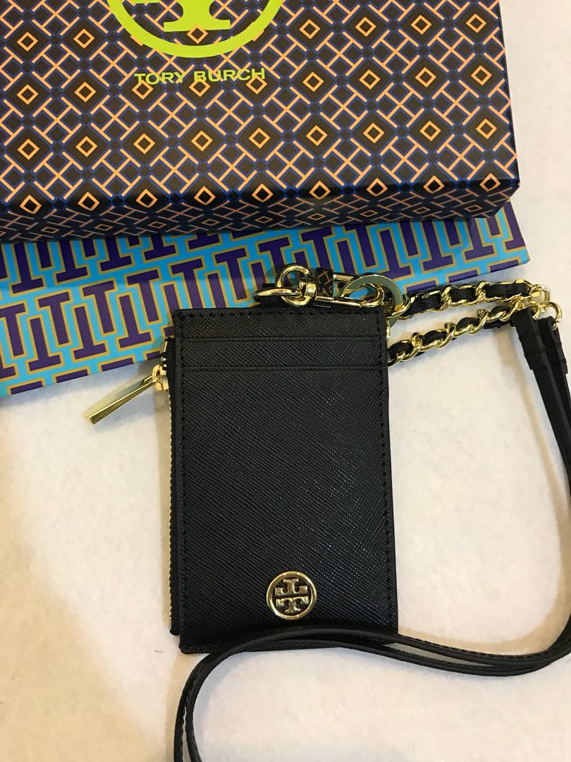 Tory burch lanyard card holder hotsell