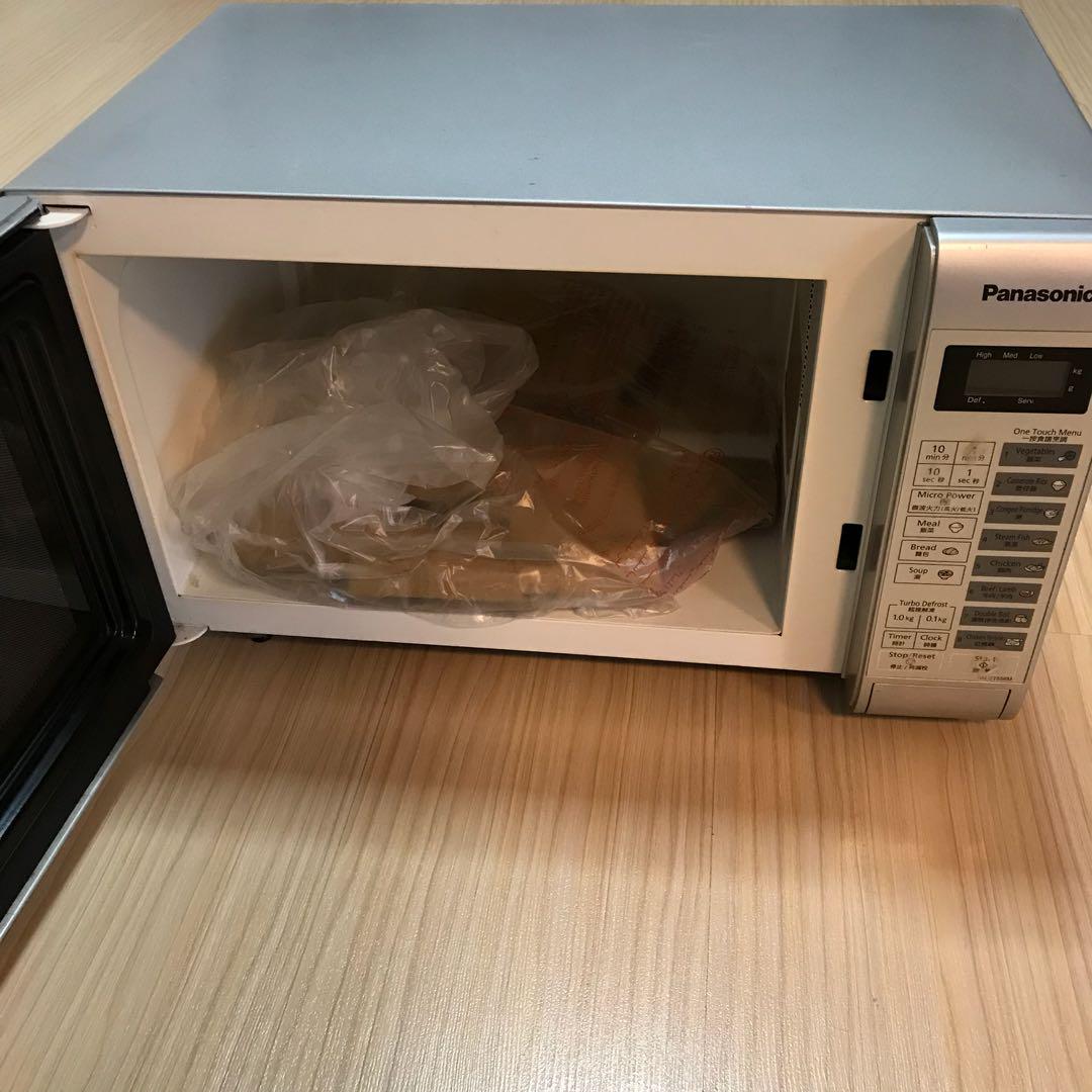 Panasonic 27L microwave (turntable not rotating), Home Appliances