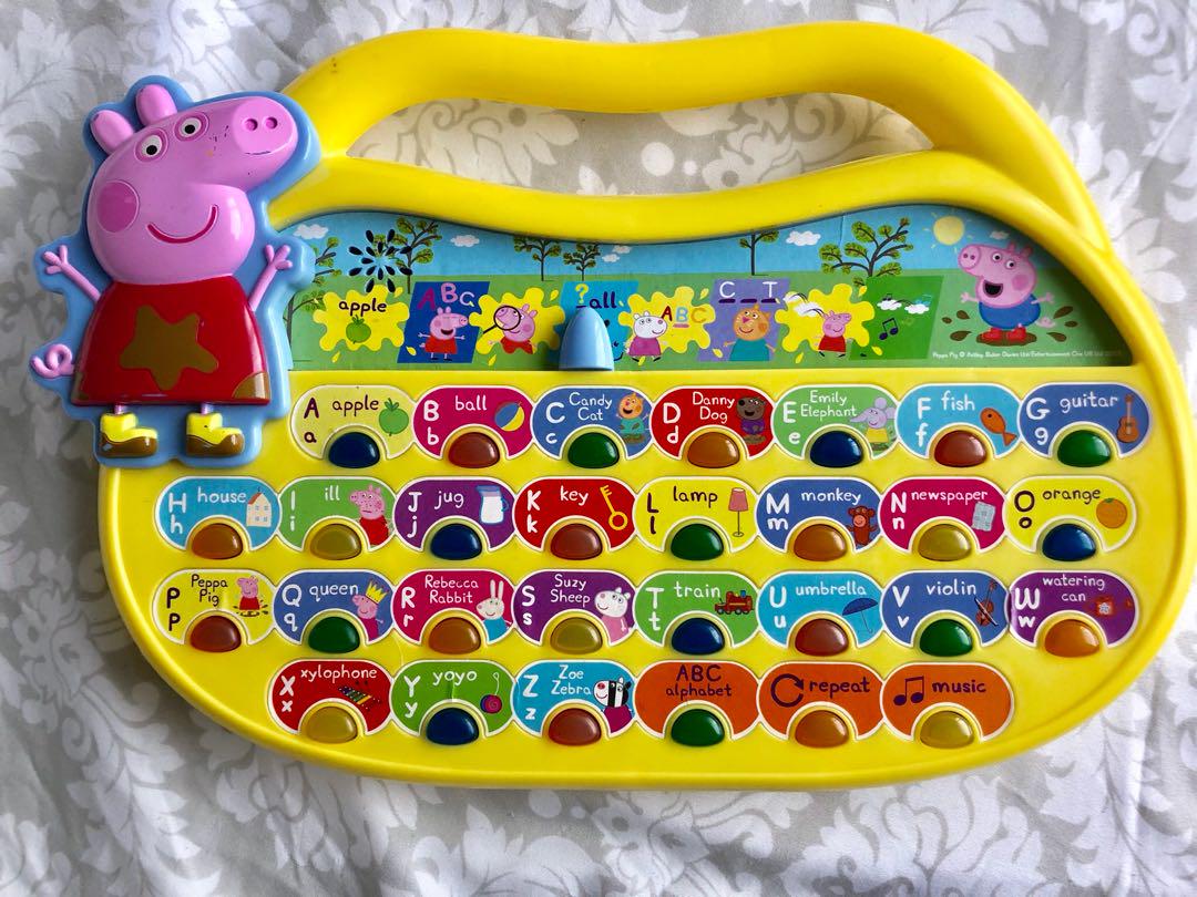 peppa pig alphabet toy