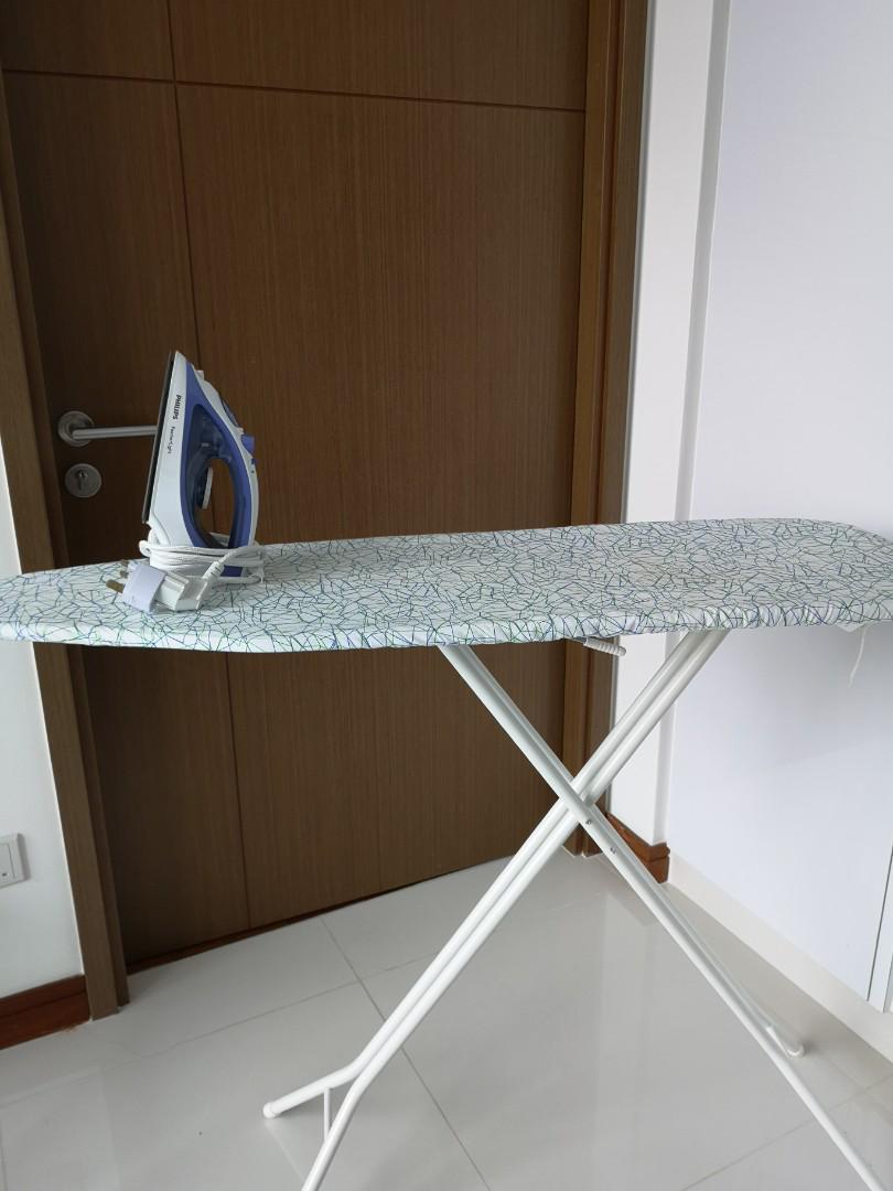 Philips Steam Iron And Ikea Ironing Board Home Appliances Cleaning Laundry On Carousell