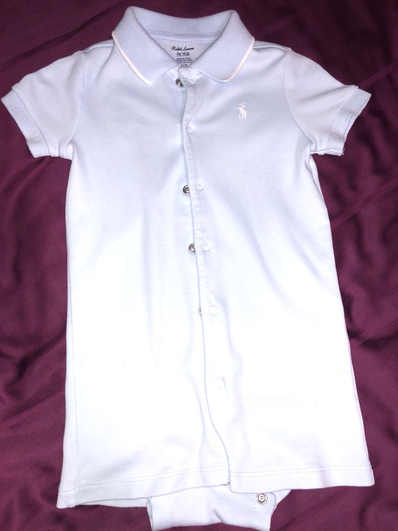 ralph lauren baby romper
