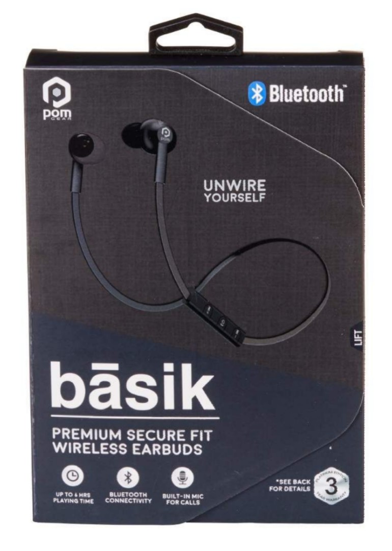 Pom basik wireless earbuds discount