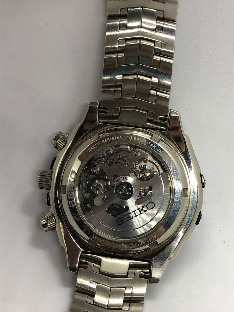 Seiko SBDS001 Automatic Flightmaster Chronograph, Luxury, Watches on  Carousell