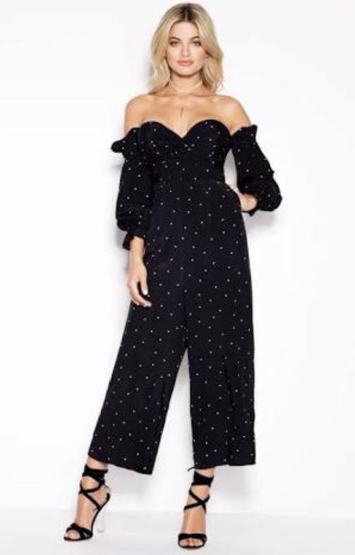 sheike polka dot jumpsuit